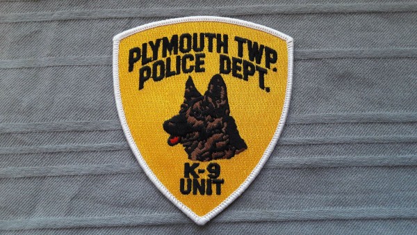 Armabzeichen Plymouth Twp. Police Dept. K-9 Unit Hundeführer