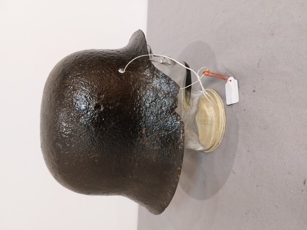 Wehrmacht Stahlhelm M42 aus Bodenfund