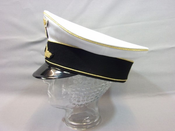 Schirmmütze, Minister des Diplomatischen Korps, Sommer, Trikot, #Größe 55# #Waffenfarbe gold# ohne Abzeichen