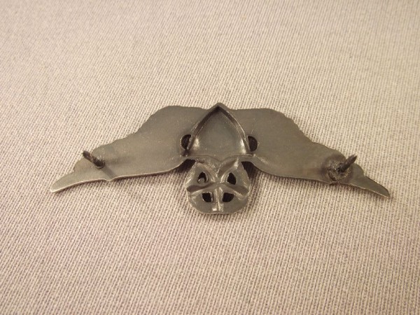 Brustabzeichen, Army Master Aircraft Crewman, Metall, altsilber