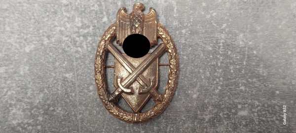 Schützenschnurauflage Wehrmacht Heer 2.Modell gold