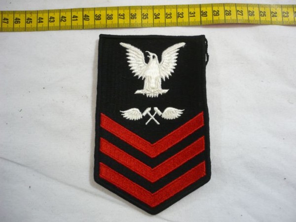 Armabzeichen für Jacken, Dienstgrad mit Laufbahnabzeichen, AM Aviation Structural Mechanic, Petty Officer First Class