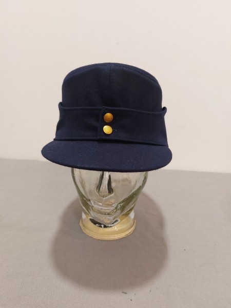 Reichsbahn Feldmütze Kappe für Mannschaften Bahn, blau