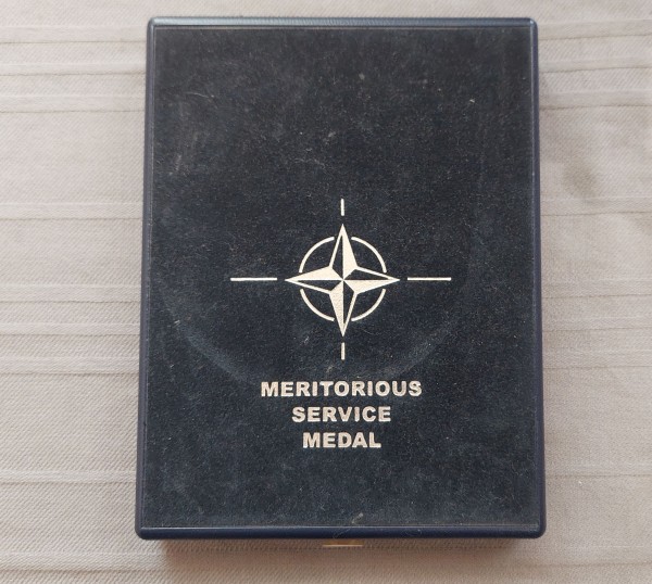 Nato- Etui für Meritorious Service Medal - großes Etui