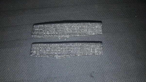 Aufschiebeschlaufe, Flachlitze 4,5cm Durchgangsweite 7mm breit, silber