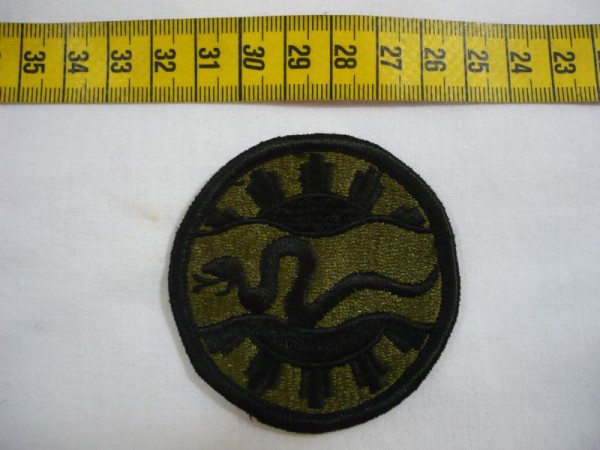 Armabzeichen 116th Armored Cavalry Regiment, tarnfarben ( OD )