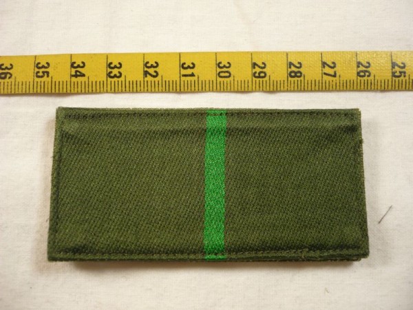 Allgemein: Dienstgradabzeichen für Einsatzanzug Polizei, 1 Balken grün 5mm