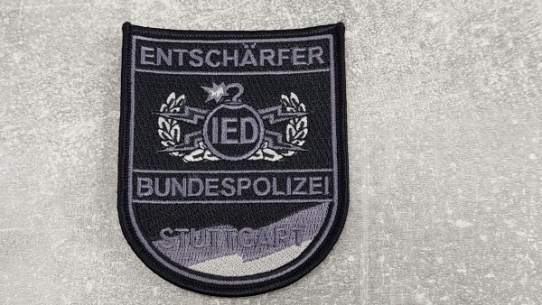 Polizei Aufnäher Patch Entschärfer IED Bundespolizei Stuttgart