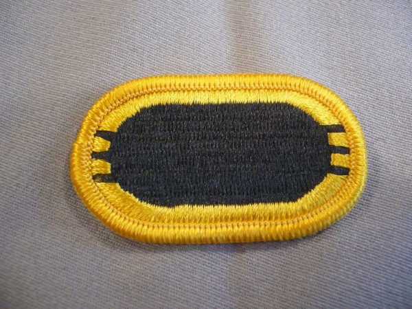 Brustabzeichen, Background Trimming, Oval, 3rd Bn, 327th Infantry (101st Airborne Div - AASLT)