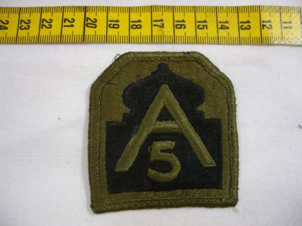 Armabzeichen 5th Army, tarnfarben ( OD)