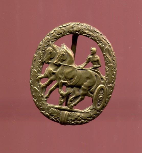 Bundesrepublik Deutsches Fahrerabzeichen in Bronze frühe Fertigung