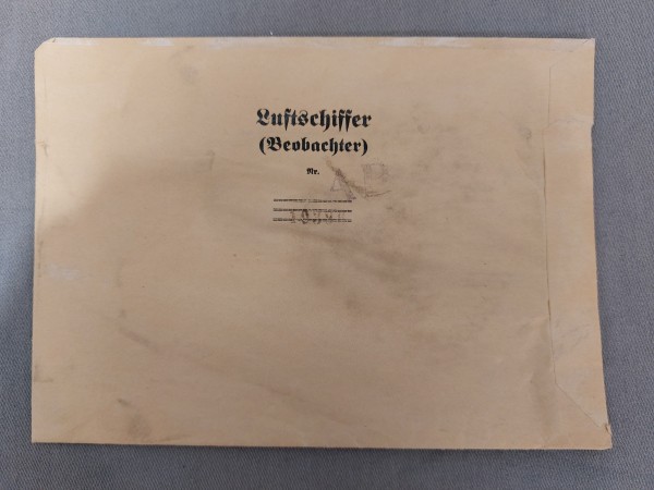 1.WK Kuvert Briefumschlag Luftschiffer (Beobachter) 17,5cm x 13,5cm