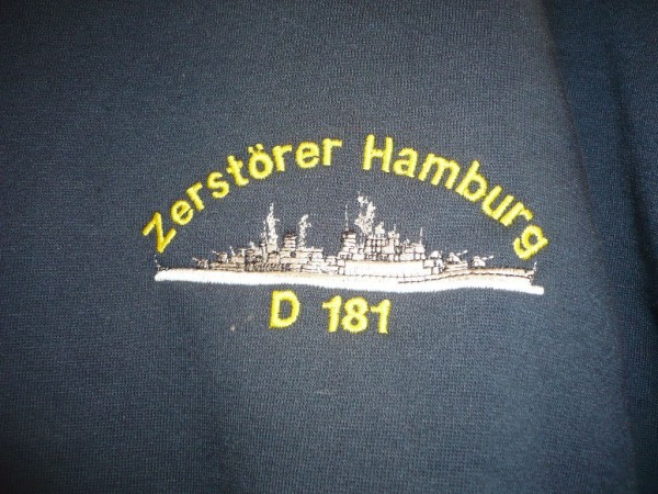 Sweatshirt, Zerstörer Hamburg D 181, #Grösse XL#