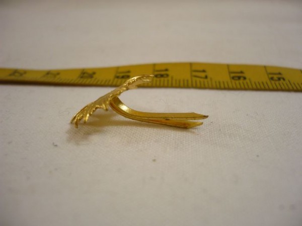 Berlin: Schulterklappenauflage, Wasserschutzpolizei Berlin, Stern, golden, grosses Mittelteil