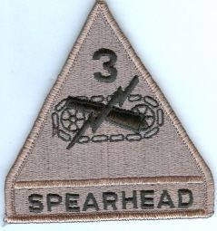 Armabzeichen 3rd Armored Division- Spearhead-, ACU Digital