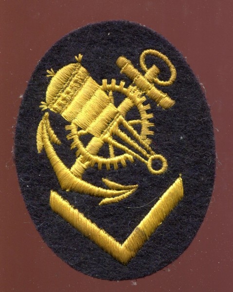 Kriegsmarine Ärmelabzeichen Speerwaffenmechaniker Obermaat