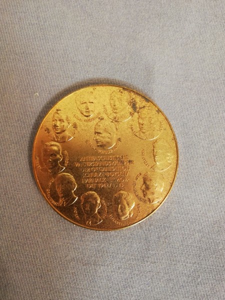DDR Medaille - Antifaschistische Widerstandskämpfer - Schulze-Boysen