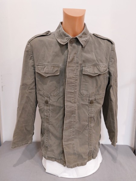 Bundeswehr Feldbluse/ Feldjacke Moleskin oliv Grösse 14 - 180-190/110 von 1985