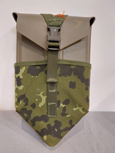 Dänemark Spaten Feldspaten GLOCK mit Säge und Tasche M/96 Original