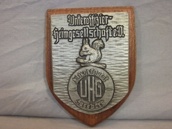 Wandplatte, Unteroffizier Heimgesellschaft #Fliegerhorst Fassberg #