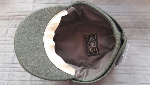 Feldmütze/ Bergmütze für Gebirgsjäger, Mannschaften, feldgrau, #Grösse 59#