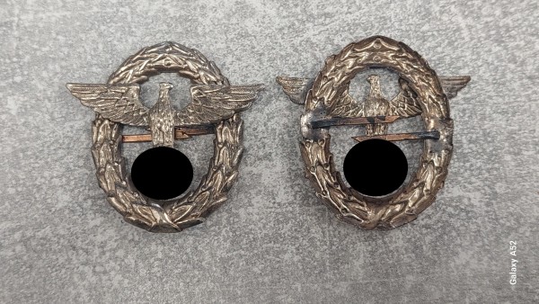 Mützenadler Polizei 1.Modell für Schirmmütze