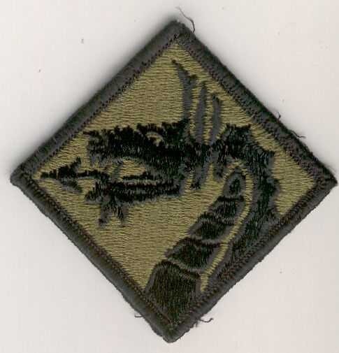 Armabzeichen XVIII Corps, tarnfarben ( OD)