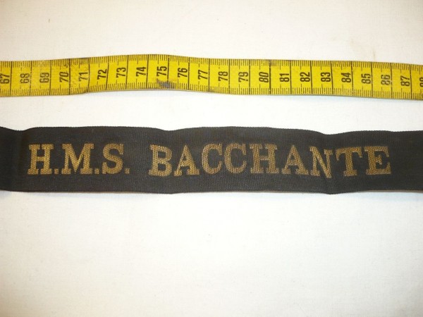 Mützenband, H.M.S. Bacchante