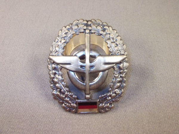 Barettabzeichen, Nachschubtruppe, Metall altsilber