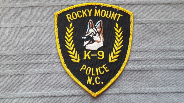 Armabzeichen Rocky Mount Police N.C. K-9 Hundeführer