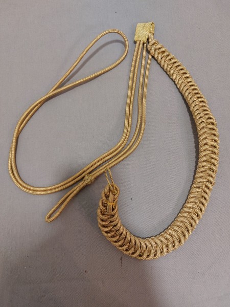 Bundeswehr Fangschnur Affenschaukel für Offizier der Marine in gold