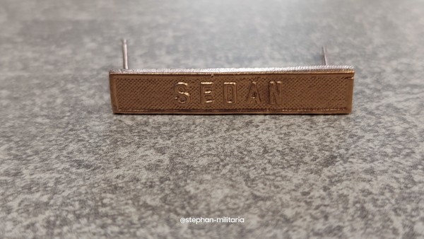 1.WK Gefechtsspange "Sedan" zur 1870-71 Denkmünze, 32mm