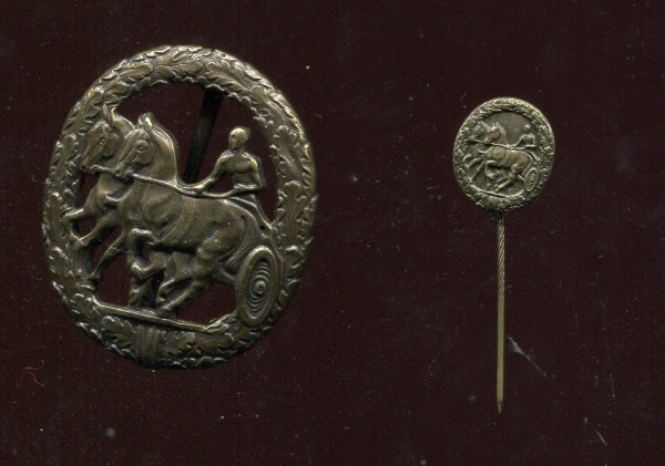 Bundesrepublik Deutsches Fahrerabzeichen in Bronze Hersteller Steinhauer