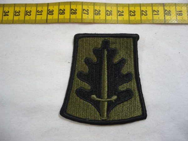 Armabzeichen 800th Military Police Brigade, tarnfarben ( OD )