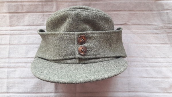 Feldmütze/ Bergmütze für Gebirgsjäger, Mannschaften, feldgrau, Grösse 56