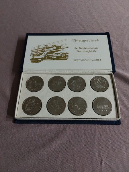 DDR Reichsbahn FdJ Ehrengeschenk der Betriebsschule Karl Jungbluth