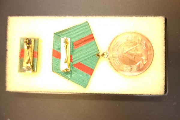 Medaille für treue Dienste in der Zollverwaltung für 5 Jahre Dienstzeit in Bronze