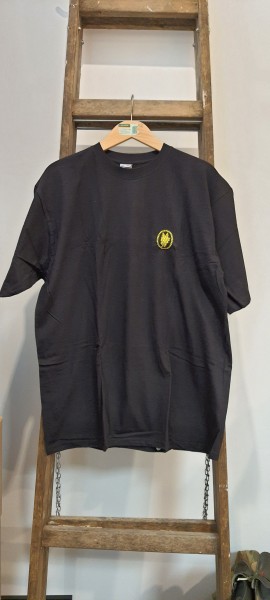 BW T-Shirt Jägertruppe Barettabzeichen in schwarz Größe XL / X-Large