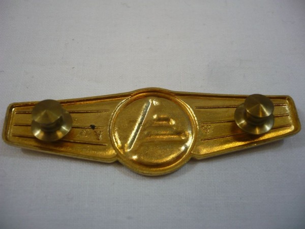 Tätigkeitsabzeichen, Führungsdienstpersonal, Gold, Metall