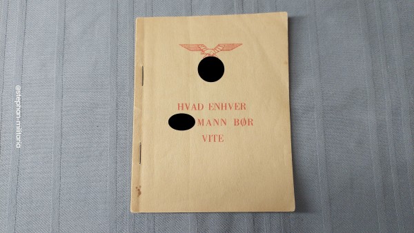 Literatur: Was jeder N.X.Mann wissen sollte - HVAD ENHVER N.X.-MANN BØR VITE - Original