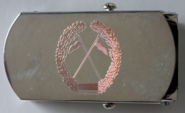 Hosengürtel Heeresaufklärer Barettabzeichen, Silber