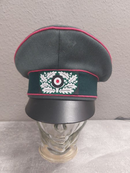Wehrmacht Heer Schirmmütze alter Art Offiziere der Panzertruppe Größe 59