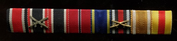 Große Feldspange Bandschnalle EK 2 1939,KvK mit u. Ohne Schwerter,WiO