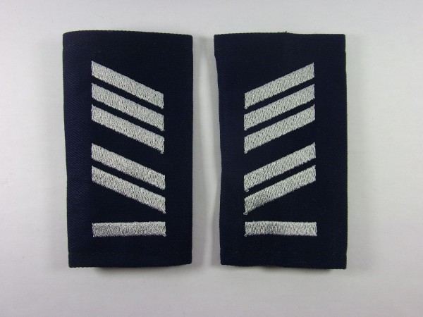 Rangschlaufen Oberstabsgefreiter (UA) weiß auf blau