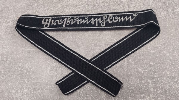 Waffen-XX Ärmelband Großdeutschland Offizier handgestickt, alte Deutsche Fertigung