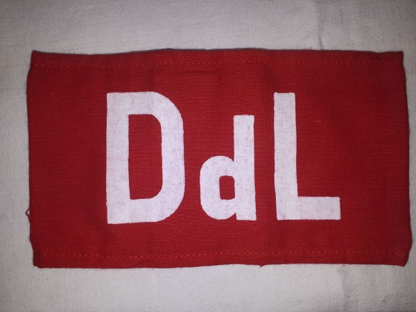 Armbinde Ddl - Diensthabender des Lehrstuhls mit Gummi