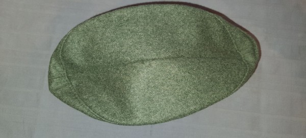 Schiffchen M42 für Mannschaften, Hersteller Lubstein Größe 56, feldgrau mit roter Paspel