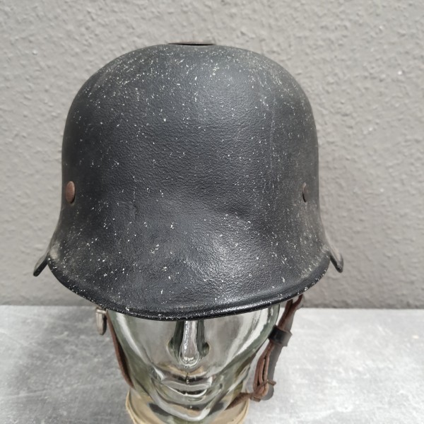 3.Reich Helm Stahlhelm Feuerwehr Original ohne Kamm Größe ? Alu