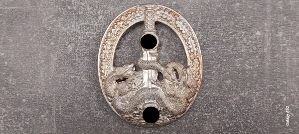 Bandenkampfabzeichen in Silber - hohl