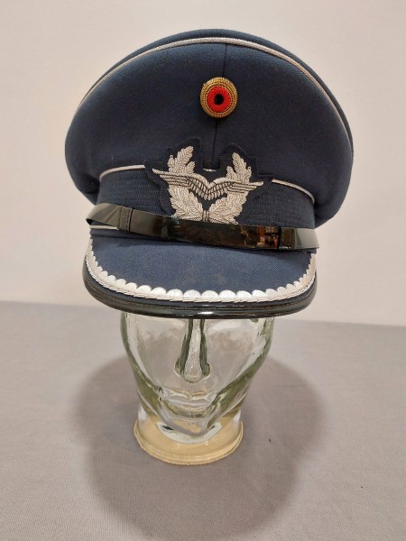 Bundeswehr Schirmmütze Luftwaffe Größe 57 für Leutnant bis Hauptmann - hergestellt 1992